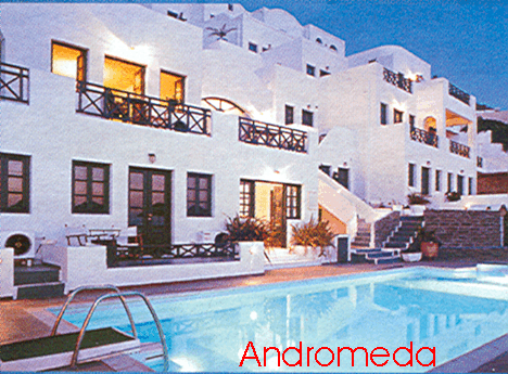 Santorini Hotels Andromeda in Santorini. Andromeda Hotel